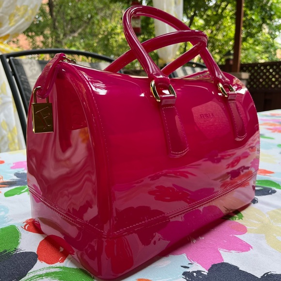 Hot Pink Furla Candy Bag EUC - PRICE FIRM - Picture 13 of 15